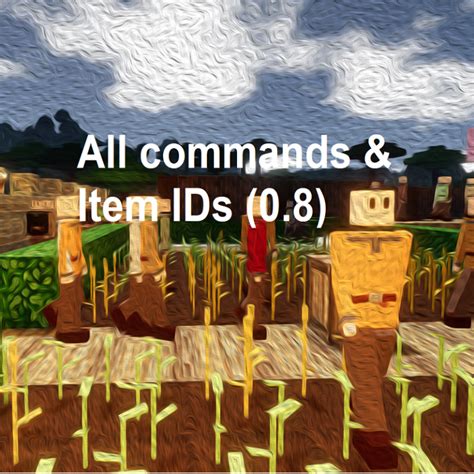 Steam Community :: Guide :: 0.10 All Commands & Item IDs.
